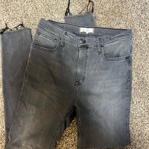 Madewell Grey skinny jeans